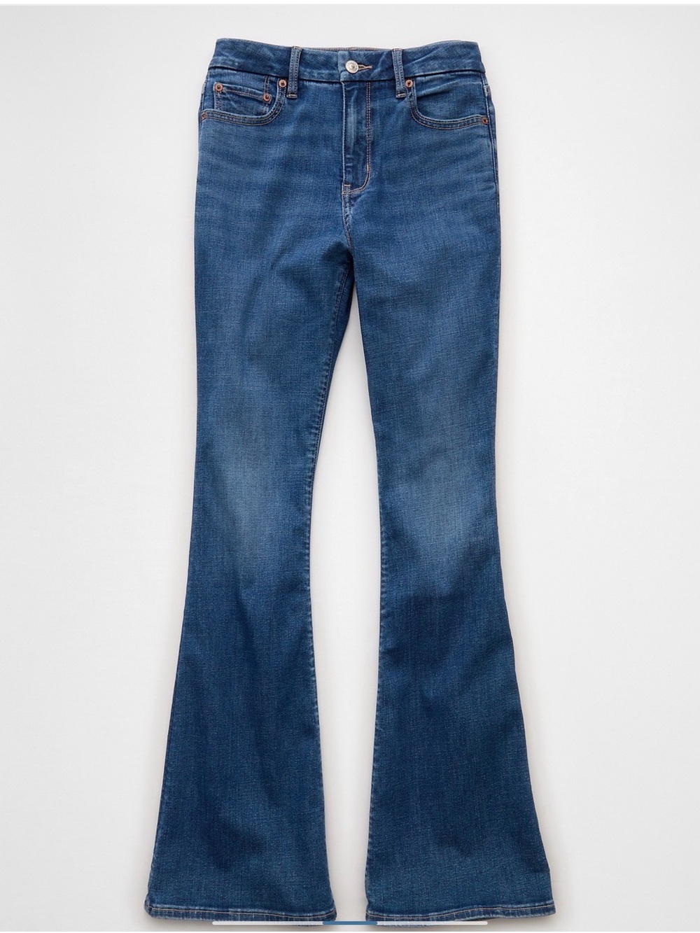 American Eagle Outfitters Women's Boot Cut Jeans in Blue Wash